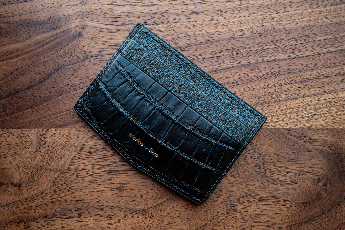 The Manhattan card wallet (crocodile)